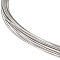 Titanium Wire, Round, Stainless Steel Color, 20 Gauge, 0.8mm, about 65.62 Feet(20m)/Bundle