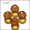 K9 Glass, Imitation Austrian Crystal Beads, Grade AAA, Faceted, Round, Sienna, 6mm, Hole: 0.7~0.9mm