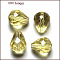 Imitation Austrian Crystal Beads, Grade AAA, K9 Glass, Faceted, Drop, Light Khaki, 10x12mm, Hole: 0.9~1.5mm