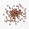 Iron Spacer Beads, Round, Nickel Free, Red Copper, 4mm, Hole: 1.5mm