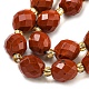 Natural Red Jasper Beads Strands&nbsp;G-N342-52-4