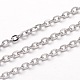 Tarnish Resistant 304 Stainless Steel Cable Chains&nbsp;CHS-K004-05P-0.4mm-1