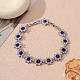 Alloy Rhinestone Link Chain Bracelets&nbsp;PW-WG4AE2D-12-1
