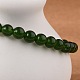 Natural TaiWan Jade Bead Stretch Bracelets&nbsp;X-BJEW-K212-A-019-2