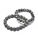 Natural Sesame Jasper/Kiwi Jasper Bead Stretch Bracelets&nbsp;BJEW-K212-B-033-1