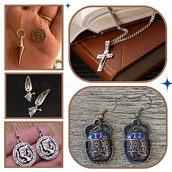 6 Bags Ancient Egypt Tibetan Style Alloy Pendants&nbsp;FIND-PH0060-18
