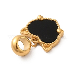 Ion Plating(IP) 304 Stainless Steel European Dangle Charms&nbsp;STAS-G308-33G