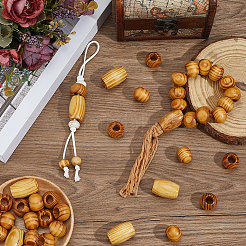 100Pcs Wood Beads&nbsp;WOOD-SP0001-78