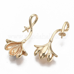 Brass Peg Bails Pendants&nbsp;LS-KK-N232-30-NF