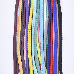 Spray Painted Non-magnetic Synthetic Hematite Beads Strands&nbsp;G-T124-28