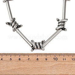 Unisex 304 Stainless Steel Necklaces&nbsp;NJEW-C115-01AS