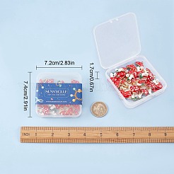 24Pcs 4 Styles Alloy Enamel Pendants&nbsp;ENAM-SC0002-17