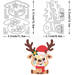 Christmas Theme Carbon Steel Cutting Dies Stencils&nbsp;DIY-WH0309-1254