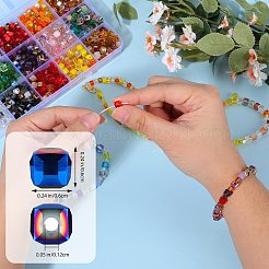 2 Bags Imitation Artificial Crystal Glass Beads&nbsp;GLAA-SZ0001-95C-06