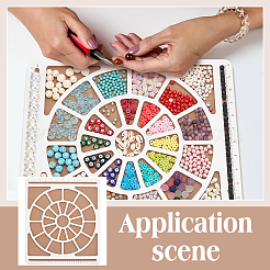 Wooden Bead Design Boards&nbsp;WOOD-WH0042-26D