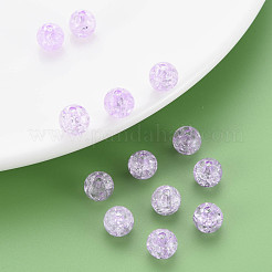 Transparent Crackle Acrylic Beads&nbsp;MACR-S373-66-N06