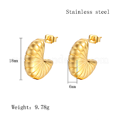 304 Stainless Steel Stud Earrings&nbsp;ER8501-1