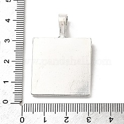 Tibetan Style Alloy Pendant Cabochon Settings&nbsp;TIBE-T003-20AS-RS