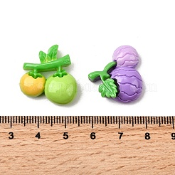 Opaque Resin Cabochons&nbsp;RESI-K046-07