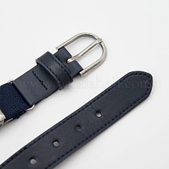 1Pc Imitation Leather & Polyester Elastic Softball Belts&nbsp;AJEW-CL0001-37A