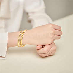 Brass Buddhist Bangle Sets&nbsp;JB631A