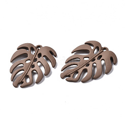 Spray Painted Alloy Pendants&nbsp;PALLOY-T077-116C-RS