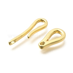 Brass Hook and S-Hook Clasps&nbsp;KK-S508-25G