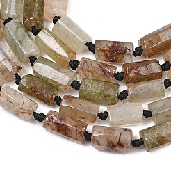 Natural Rutilated Quartz Beads Strands&nbsp;G-A314-A02-01