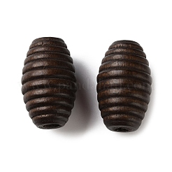 Spray Painted Wooden European Beads&nbsp;WOOD-A029-04