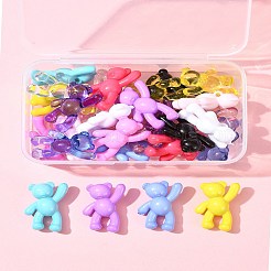 28Pcs 14 Colors Acrylic Pendants&nbsp;MACR-FS0001-84