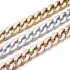 Handmade Plastic Curb Chains&nbsp;AJEW-FW0001-01
