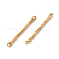 Ion Plating(IP) 304 Stainless Steel Connector Charms&nbsp;STAS-Q323-04E-G