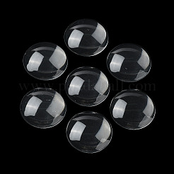 (Defective Closeout Sale: Scratch) Transparent Glass Cabochons&nbsp;GGLA-XCP0001-06