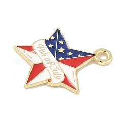 Independence Day Alloy Enamel Pandants&nbsp;FIND-M083-05M-G