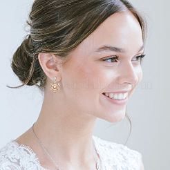 6Pcs 6 Styles Brass with Cubic Zirconia Pendants&nbsp;KK-AR0003-83