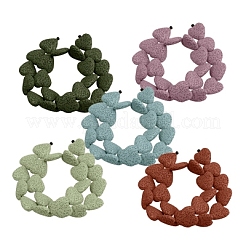 Dyed Natural Lava Rock Bead Strands&nbsp;G917