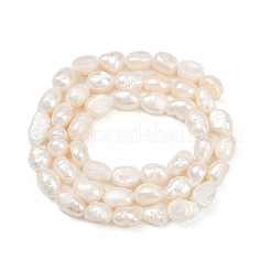 Natural Cultured Freshwater Pearl Beads Strands&nbsp;PEAR-P064-20H-02A
