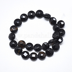 Natural Black Onyx Beads Strands&nbsp;G-S357-F11