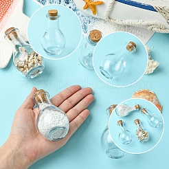 Ocean Beach Theme Glass & Shell Beads Wish Bottle DIY Making Kits&nbsp;DIY-FS0007-57