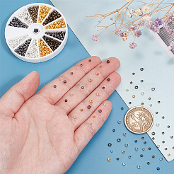 1823Pcs 12 Style Brass Crimp Beads&nbsp;FIND-PH0018-83