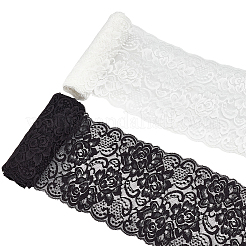 2 Rolls 2 Colors Nylon Lace Trim&nbsp;OCOR-NB0002-68