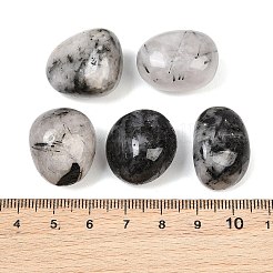Natural Tourmalinated Quartz Beads&nbsp;GG-CBAD0F6-A10-01