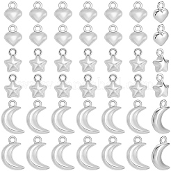 60Pcs 3 Styles 304 Stainless Steel Charms&nbsp;STAS-BBC0007-23