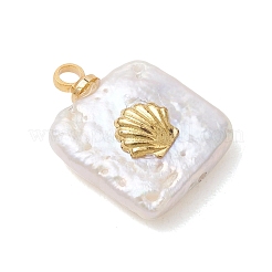 Natural Baroque Keshi Pearl Pendants&nbsp;PALLOY-JF05212