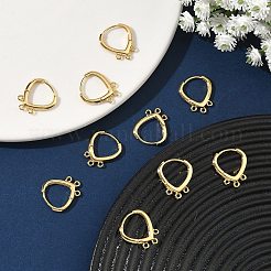 SHEGRACE Brass Hoop Earrings Findings&nbsp;XGR0159G-91G