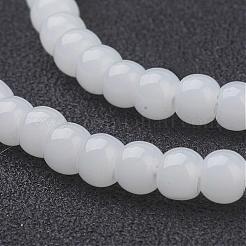 Imitation Jade Glass Beads Strands&nbsp;GMR4mmC26