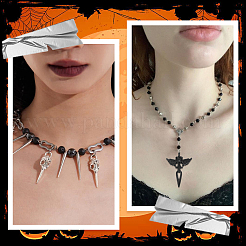 40Pcs 4 Styles Tibetan Style Alloy Pendants&nbsp;TIBEP-SC0003-04