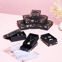 10Pcs Sun Moon Star Printed Cardboard Gift Boxes&nbsp;CBOX-TA0001-21D