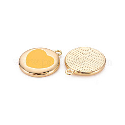 Brass Enamel Pendants&nbsp;KK-S356-587A-NF