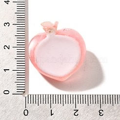 Electroplate UV Plating Opaque Fruit Resin Cabochons&nbsp;CRES-U004-03E